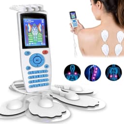 TENS maskin muskelstimulator 16 massasjemoduser Hvit