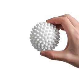 INF 3-Pack PVC gjenbrukbare vasketøyballer for vaskemaskin - reduser rynker Hvit