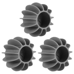 Anti-lindning tvättmaskin boll torktumlare boll återanvändbar 3-pack Grå