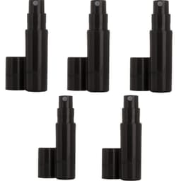 Mini etterfyllbar parfyme sprayflaske glassflaske 5 ml 5-pakning Sort