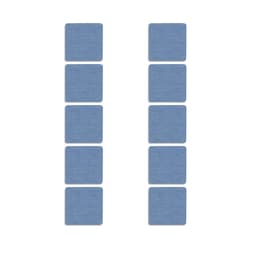 Reparationsplåster för strykning av jeans 10-pack Lyse blå