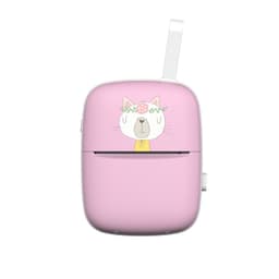 Trådløs Bluetooth mini termisk skriver for journal, notater, memo, bilde Rosa