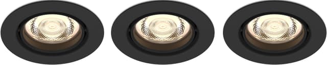 Philips Impala Ceiling spotlys 6W 3-pakning (sort)