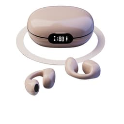 Trådløse Bluetooth 5.3 Bone Conduction-hodetelefoner Beige