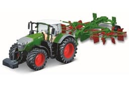 Tractor w/whirl rake Fendt 1050 Vario 10cm Grön