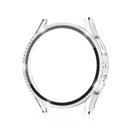 INF Bling smart klokkedeksel med skjermbeskytter til Samsung Watch 6 44 mm Gjennomsiktig
