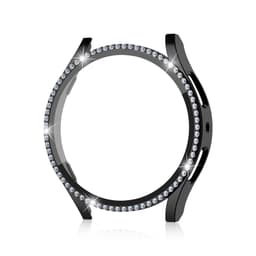 INF Bling smart klokkedeksel med skjermbeskytter til Samsung Watch 6 44 mm Sort