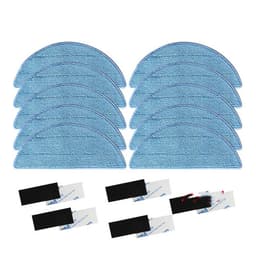 Vakuummopp klut erstatning tilbehør sett 10-pakning iLife V5S/V5S Pro/V50/V5/X5/V3S/V3S Pro/V3L