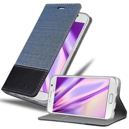 Samsung Galaxy S6 EDGE PLUS lommebokdeksel etui (blå)