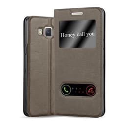 Samsung Galaxy A3 2015 lommebokdeksel cover (brun)
