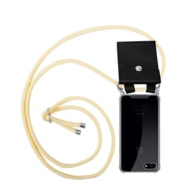 iPhone 7 / 7S / 8 / SE 2020 Deksel med Halskjede (gul)
