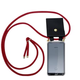 Huawei P9 Deksel med Halskjede (rød)