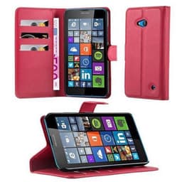 Nokia Lumia 640 lommebokdeksel etui (rød)