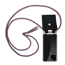 iPhone 11 PRO MAX Deksel med Halskjede (rød)