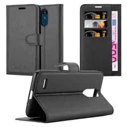 LG K8 2018 / K9 2018 lommebokdeksel etui (svart)