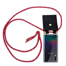 Samsung Galaxy A70 / A70s deksel med Halskjede (rosa)