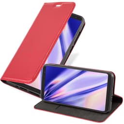 WIKO VIEW PRIME lommebokdeksel case (rød)