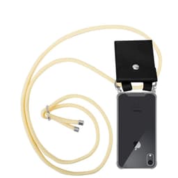 iPhone XR Deksel med Halskjede (gul)