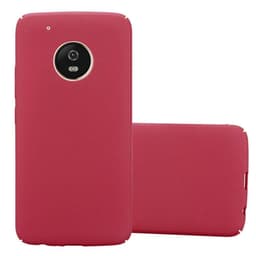 Motorola MOTO G5 PLUS Hardt Deksel Cover (rød)