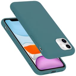 iPhone 11 silikondeksel case (grønn)