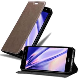 LG X POWER 3 lommebokdeksel case (brun)