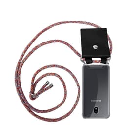 Samsung Galaxy J5 2017 Deksel med Halskjede (rød)