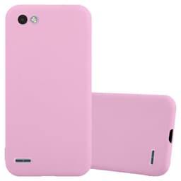 LG Q6 / G6 MINI silikondeksel cover (rosa)