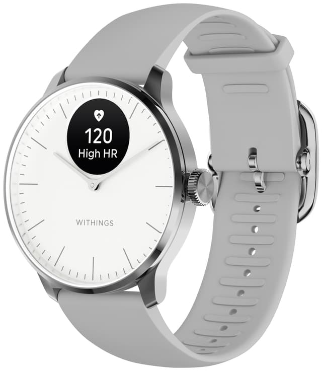 Withings ScanWatch Light hybrid smartklokke 37mm (hvit)