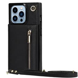 Zipper halskjede deksel Apple iPhone 15 Pro Max - Svart