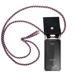Samsung Galaxy J3 2016 Deksel med Halskjede (rød)