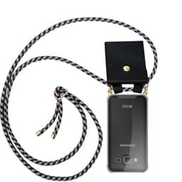 Samsung Galaxy J3 2016 Deksel med Halskjede (blå)