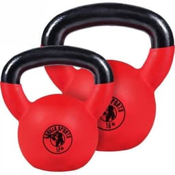 Gorilla Sports Kettlebell pakke Vinyl - 12kg 16kg