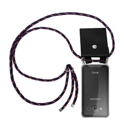 Samsung Galaxy J3 2016 Deksel med Halskjede (blå)