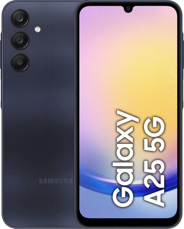 Samsung Galaxy A25 5G smarttelefon 8/256GB (sort)
