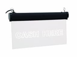 Eurolite cash here sign rgb