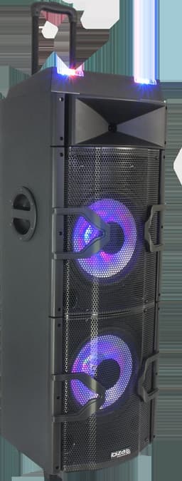 Ibiza active speaker, 2x12"/ 1000w with dj media player