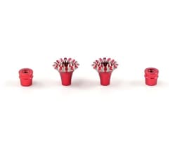 FrSky M4 Stick End Grande Lotus Red. 2stk