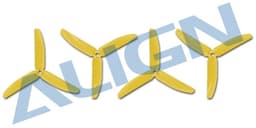 Mp05033et 5040 3-blade propeller - yellow 4pcs