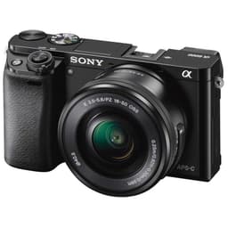Sony A6000 systemkamera m/16-50mm PZ-objektiv (sort)