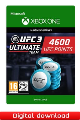 UFC 3 ULTIMATE TEAM 4600 UFC POINTS - XOne