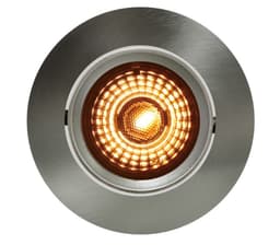 Alfa Downlight Warmdim 10W børstet stål