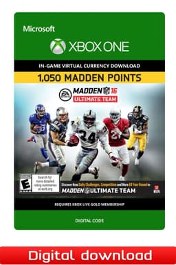 Madden NFL 16 - 1 050 MADDEN POINTS - XOne