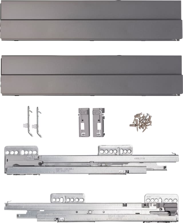 Epoq NPS skuff skuffesider og skinner 40 40kg, lav