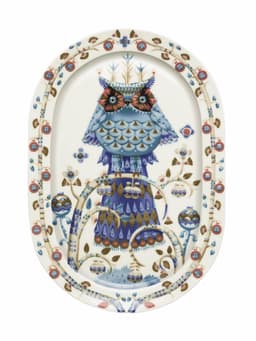 Iittala taika serveringsfat oval hvit 41cm