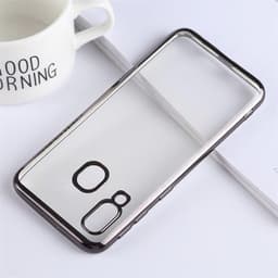 Bakdesel TPU Samsung Galaxy A40 Svart/Klar