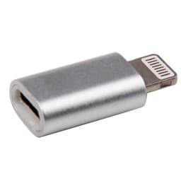 MicroUSB til Lightning Adaper Sølv