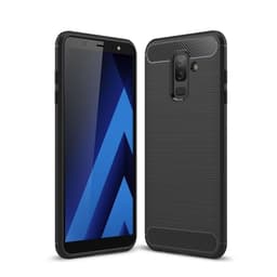 Børstet / gripevennlig Bakskall Samsung Galaxy J8 2018 Svart