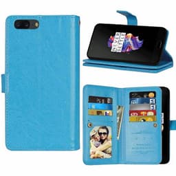 Dobbeltflip Flexi 9-kort OnePlus 5 (A5000)  - Lyse blå