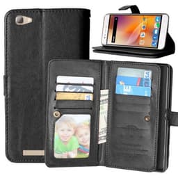 Dobbeltflip Flexi 9-kort ZTE Blade A610  - Svart