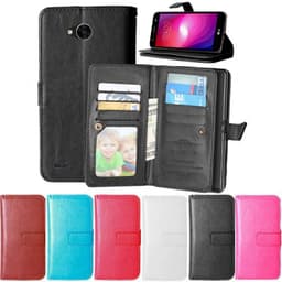 Dobbeltflip Flexi 9-kort LG X Power 2 (M320)  - brun